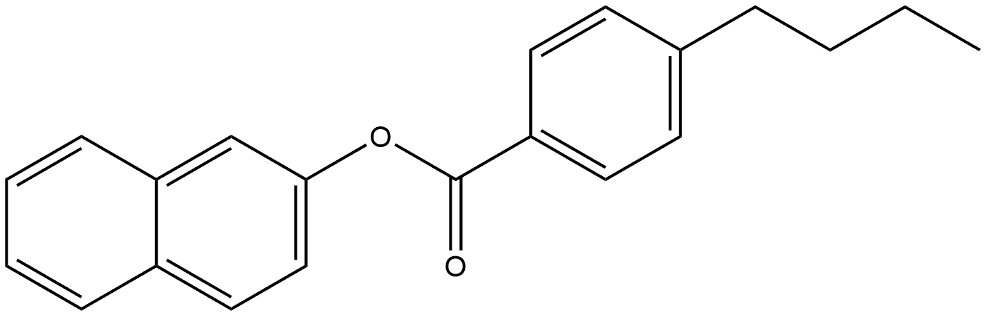 2-Naphthalenyl 4-butylbenzoate Structure