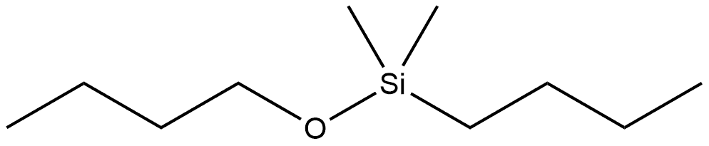 Silane, butoxybutyldimethyl- 구조식 이미지
