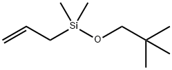 Silane, (2,?2-?dimethylpropoxy)?dimethyl-?2-?propen-?1-?yl- Structure