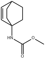 Carbamic acid, N-?bicyclo[2.2.2]?oct-?2-?en-?1-?yl-?, methyl ester Structure