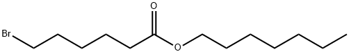 heptyl 6-bromohexanoate Structure