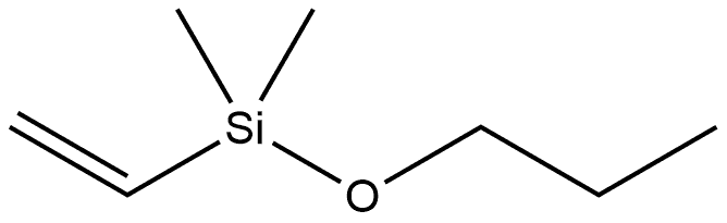 Silane, ethenyldimethylpropo?xy- 구조식 이미지