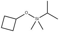 Cyclobutane, [[dimethyl(1-?methylethyl)?silyl]?oxy]?- 구조식 이미지