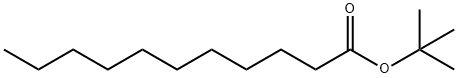 Undecanoic acid, 1,1-dimethylethyl ester Structure