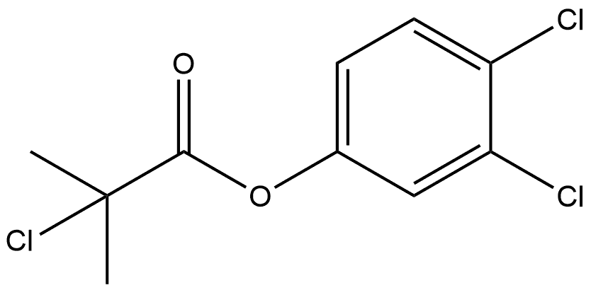 3,4-Dichlorophenyl 2-chloro-2-methylpropanoate Structure