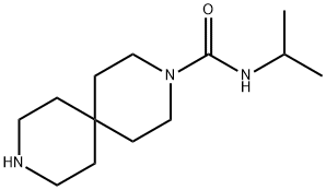 N-Isopropyl-3,9-diazaspiro[5.5]undecane-3-carboxamide 구조식 이미지