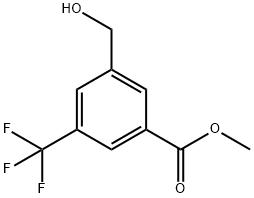 Benzoic acid, 3-(hydroxymethyl)-5-(trifluoromethyl)-, methyl ester Structure