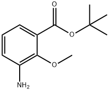 tert-Butyl 3-amino-2-methoxybenzoate 구조식 이미지