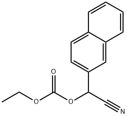 Carbonic acid, cyano-2-naphthalenylmethyl ethyl ester 구조식 이미지