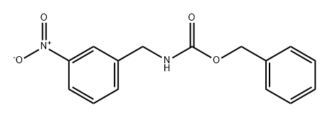 Carbamic acid, N-[(3-nitrophenyl)methyl]-, phenylmethyl ester Structure