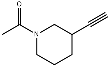 1-(3-ethynylpiperidin-1-yl)ethan-1-one 구조식 이미지