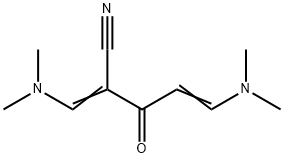 4-Pentenenitrile, 5-(dimethylamino)-2-[(dimethylamino)methylene]-3-oxo- Structure