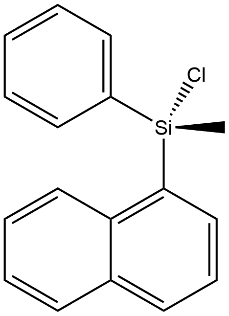 Naphthalene, 1-[(S)-chloromethylphenylsilyl]- Structure