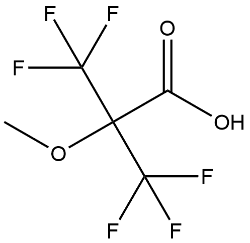 3,3,3-Trifluoro-2-methoxy-2-(trifluoromethyl)propanoic acid (ACI) Structure