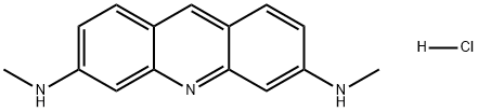 3,6-Acridinediamine, N3,N6-dimethyl-, hydrochloride (1:1) Structure