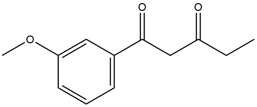 1-(3-Methoxyphenyl)-1,3-pentanedione Structure