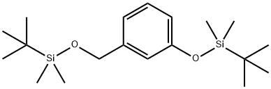 Benzene, 1-[[(1,1-dimethylethyl)dimethylsilyl]oxy]-3-[[[(1,1-dimethylethyl)dimethylsilyl]oxy]methyl]- Structure