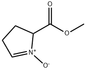 2H-Pyrrole-2-carboxylicacid,3,4-dihydro-,methylester,1-oxide(9CI) 구조식 이미지