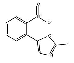 1,3,4-Oxadiazole, 2-methyl-5-(2-nitrophenyl)- Structure