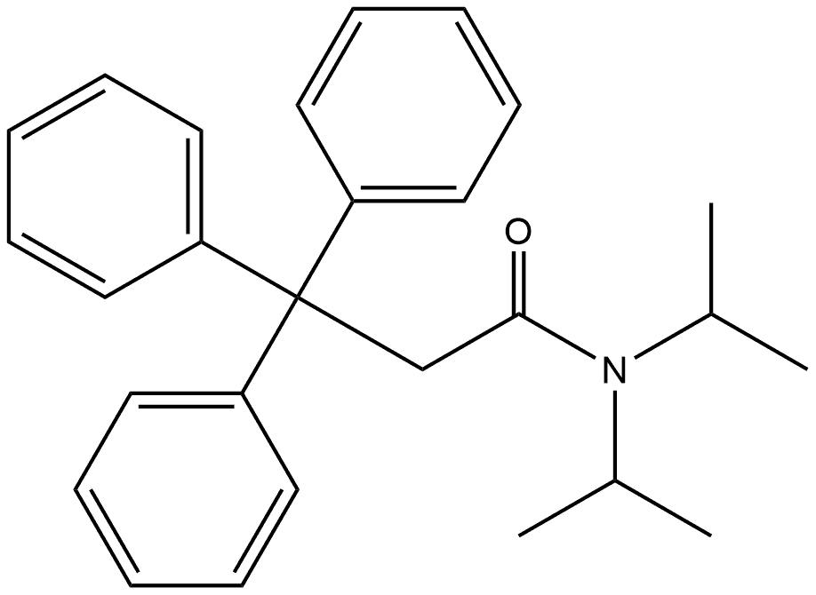 N,N-Bis(1-methylethyl)-β,β-diphenylbenzenepropanamide Structure