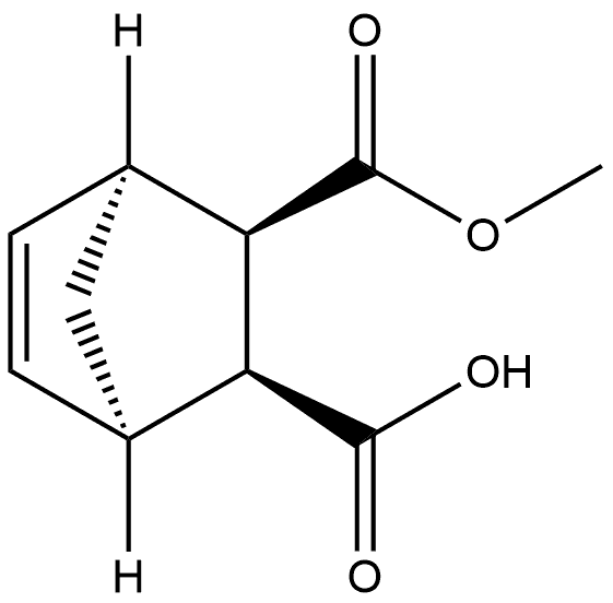 Bicyclo[2.2.1]hept-5-ene-2,3-dicarboxylic acid, monomethyl ester, (1S,2R,3S,4R)- Structure