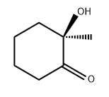 Cyclohexanone, 2-hydroxy-2-methyl-, (2R)- Structure