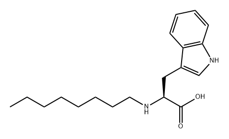 L-Tryptophan, N-octyl- Structure