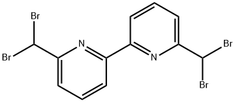 2,2'-Bipyridine, 6,6'-bis(dibromomethyl)- Structure