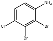 2,3-Dibromo-4-chloroaniline 구조식 이미지