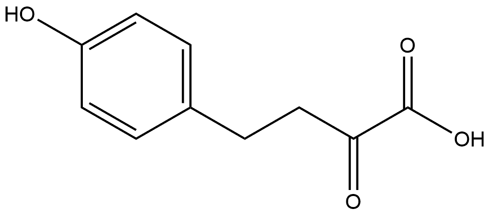 Benzenebutanoic acid, 4-hydroxy-α-oxo- Structure