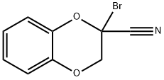 1,4-Benzodioxin-2-carbonitrile, 2-bromo-2,3-dihydro- 구조식 이미지