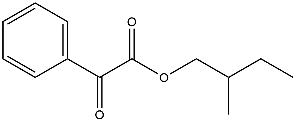 2-Methylbutyl α-oxobenzeneacetate Structure