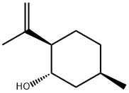 Cyclohexanol, 5-methyl-2-(1-methylethenyl)-, (1S,2R,5R)- 구조식 이미지