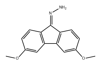 9H-Fluoren-9-one, 3,6-dimethoxy-, hydrazone Structure