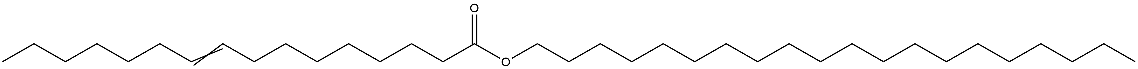 Eicosyl 9-hexadecenoate Structure