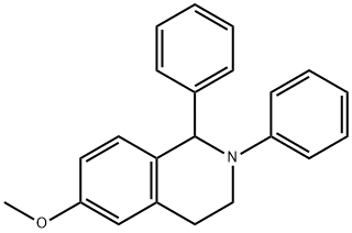 6-Methoxy-1,2-diphenyl-1,2,3,4-tetrahydroisoquinoline 구조식 이미지