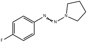 Pyrrolidine, 1-[2-(4-fluorophenyl)diazenyl]- 구조식 이미지