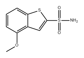 Benzo[b]thiophene-2-sulfonamide, 4-methoxy- 구조식 이미지