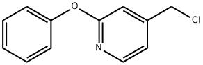 4-(chloromethyl)-2-phenoxypyridine Structure