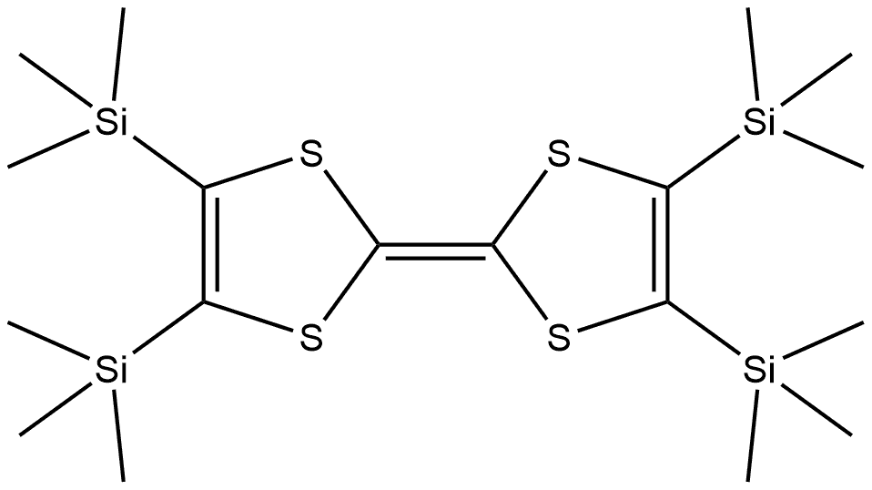 1,3-Dithiole, 2-[4,5-bis(trimethylsilyl)-1,3-dithiol-2-ylidene]-4,5-bis(trimethylsilyl)- Structure