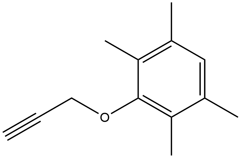 1,2,4,5-Tetramethyl-3-(2-propyn-1-yloxy)benzene Structure