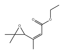 2-Butenoic acid, 3-(3,3-dimethyloxiranyl)-, ethyl ester, (Z)- (9CI) 구조식 이미지