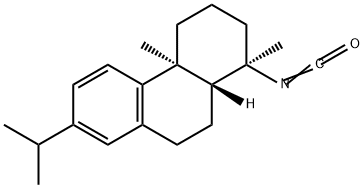 18-Nordehydroabietyl Isocyanate Structure