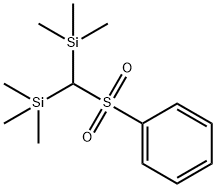 Benzene, [[bis(trimethylsilyl)methyl]sulfonyl]- Structure