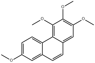 Phenanthrene, 2,3,4,7-tetramethoxy- Structure