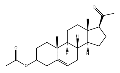 Pregn-5-en-20-one, 3-(acetyloxy)- 구조식 이미지