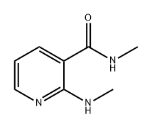 3-Pyridinecarboxamide, N-methyl-2-(methylamino)- Structure