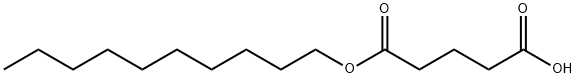 Pentanedioic acid, 1-decyl ester Structure