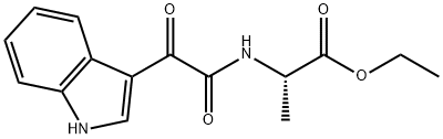 Alanine, N-(1H-indol-3-yloxoacetyl)-, ethyl ester (9CI) Structure