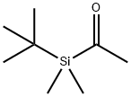 Silane, acetyl(1,1-dimethylethyl)dimethyl- Structure